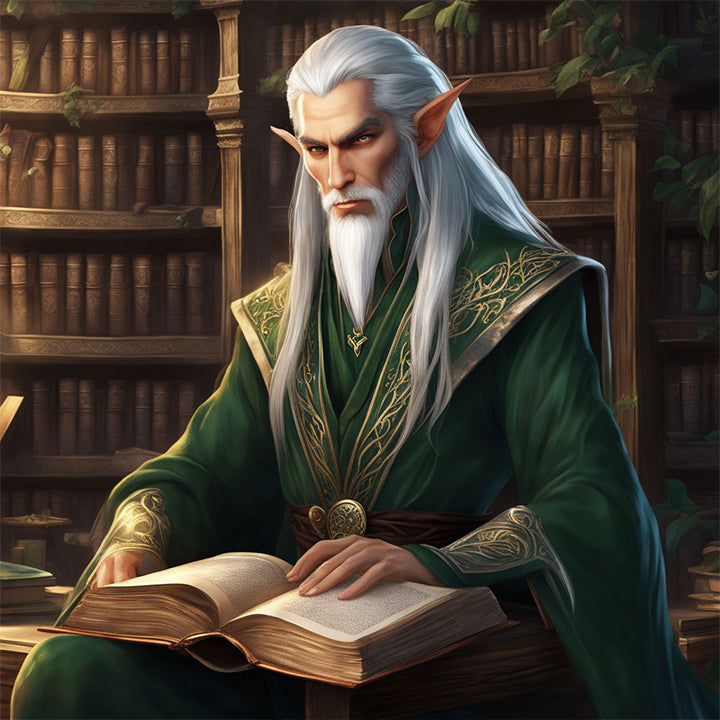 High Elf Wizard - Foi de caractere