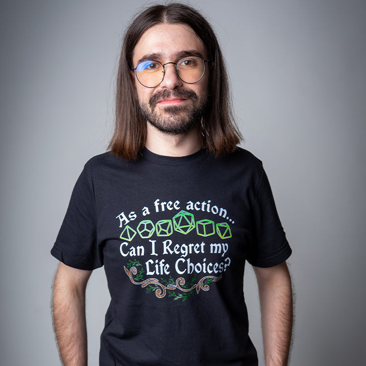 D&D T-Shirt, Bonus Action, Light Cotton, Unisex