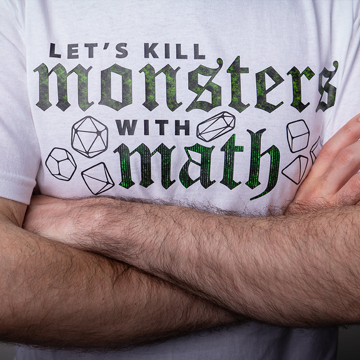 D&D T-Shirt, Monster Math, Light Cotton, Unisex