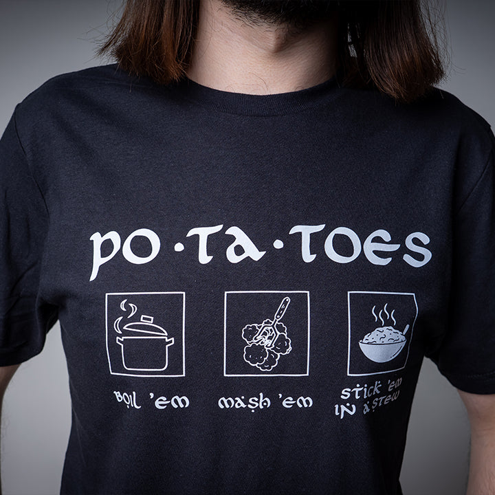 D&D T-Shirt, Po-Ta-Toes, Light Cotton, Unisex