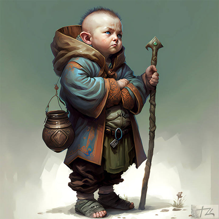 Halfling Monk - Foi de caractere