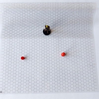 Covoraș de Joc Transparent A3 – Grilă Hexagonală