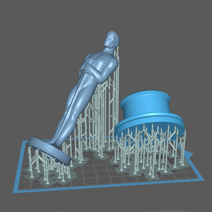 Statuie Oscar personalizata + 2 jumatati