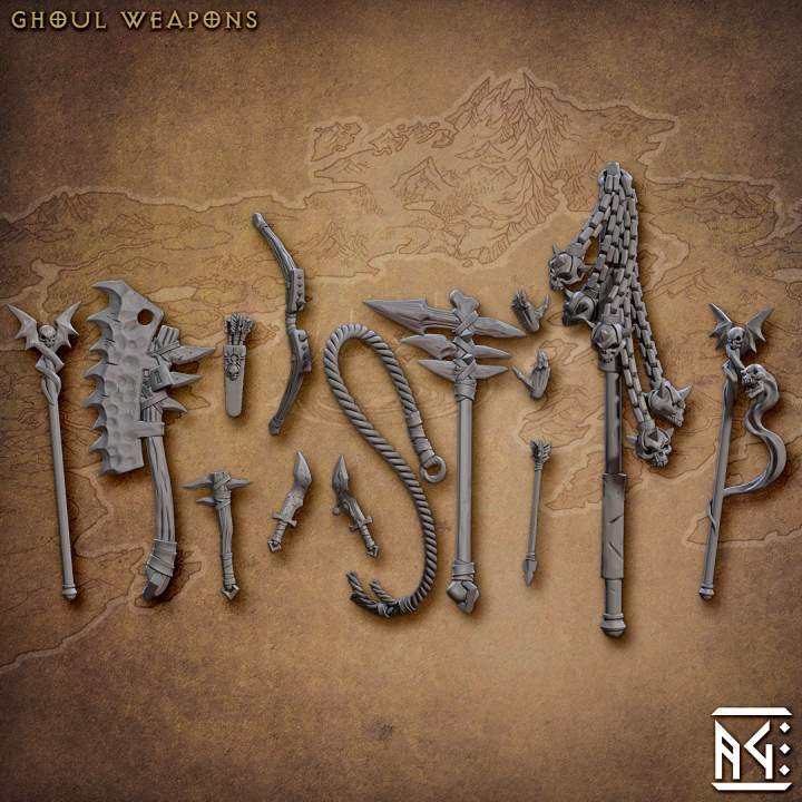 Weapons and Hands Set (Horrors of Rodburg Barrows)