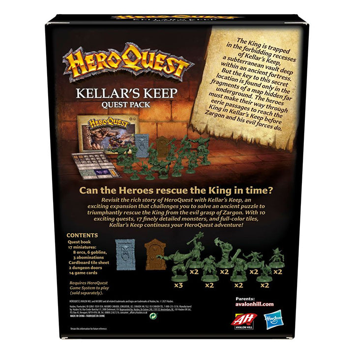 HeroQuest: Fortăreața lui Kellar – Pachet de Misiuni