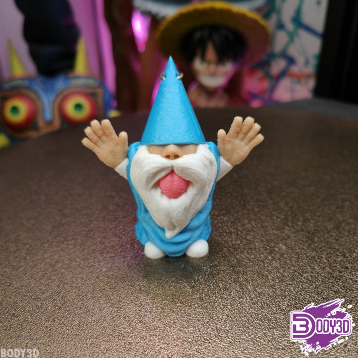 Breloc Croșetat Gnome Yeah