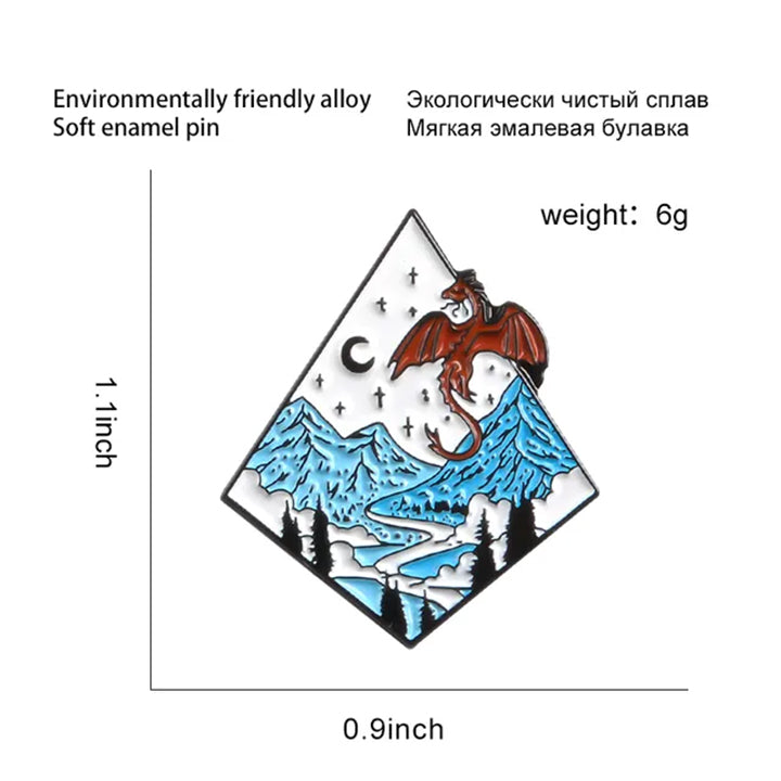 Dragonul de Munte, Brosa D&D