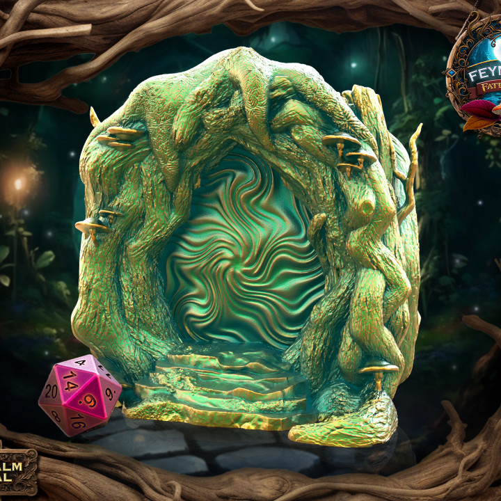 Portalul Feyrealm - Miniatura, Decorațiune