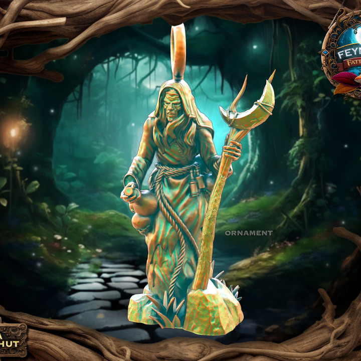 Baba Țesătoare de Lună, Ornament