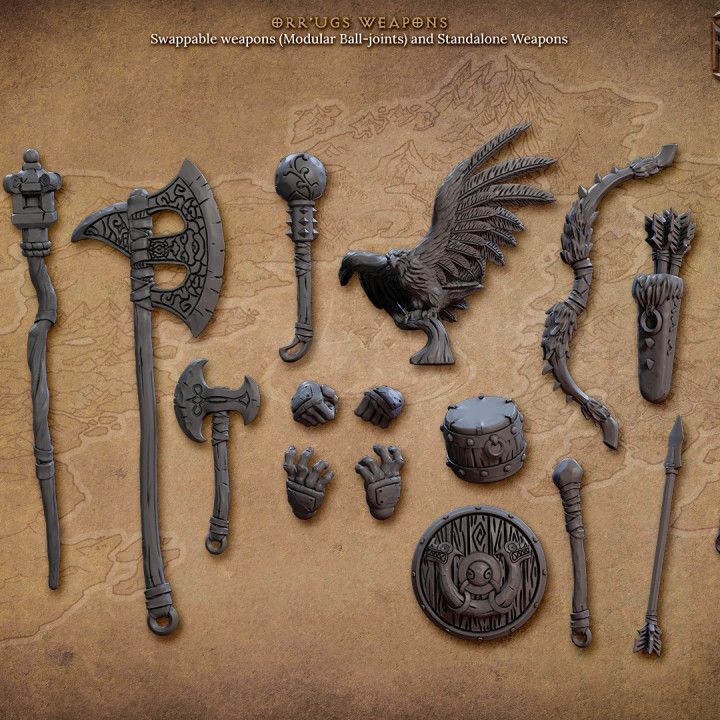 Orr'ug Modular Orcish Weapons
