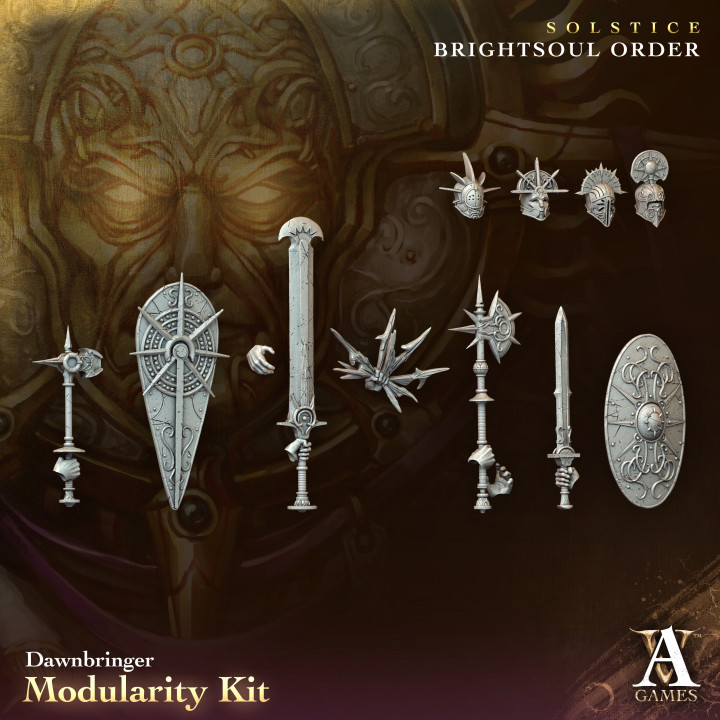 Dawnbringer Modular Weapons & Heads Set
