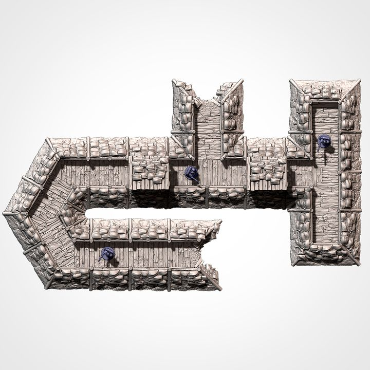 Trenches, Sector Omega, Warhammer 40K Modular Terrain