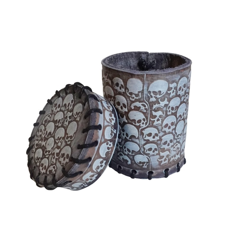 Dice Macabre, Natural Leather Dice Cup