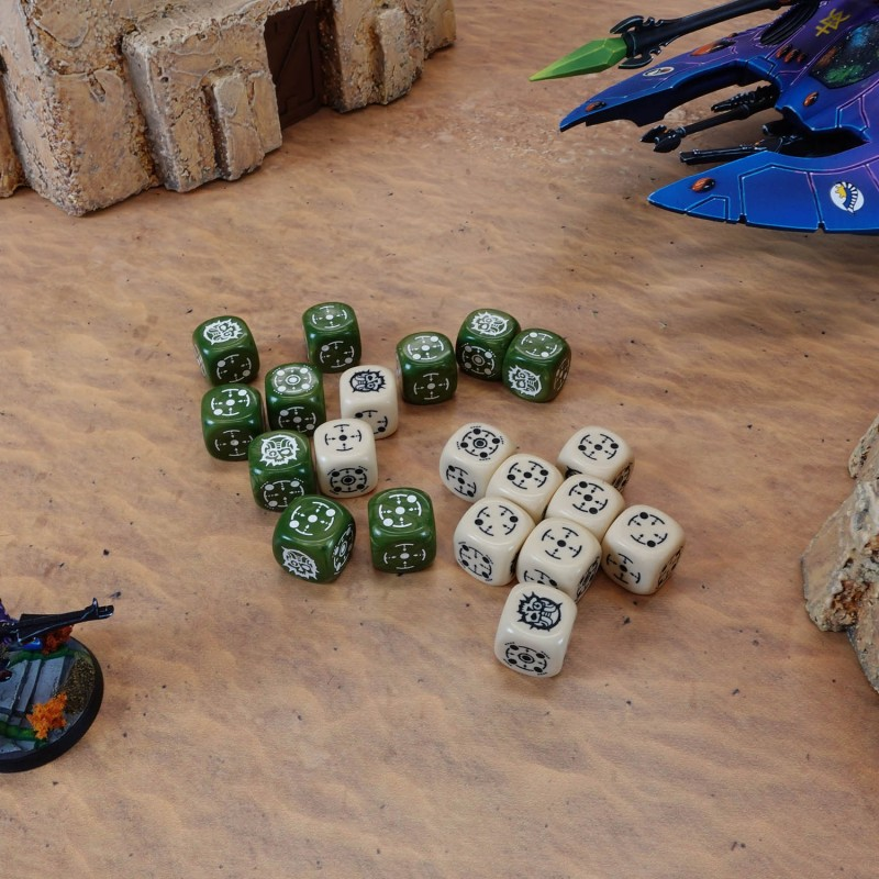 Crosshairs Compact Set de Zaruri D6: Beige & Olive