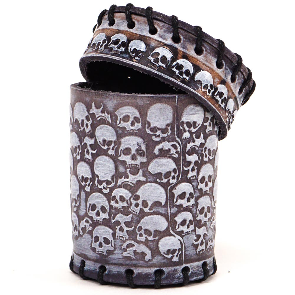 Dice Macabre, Natural Leather Dice Cup