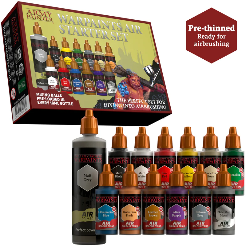 The Army Painter, Airbrushing Warpaints Set de Inceput