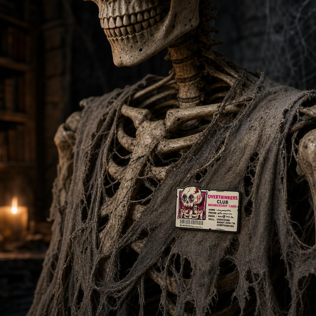 Overthinkers Club, Metal Pin