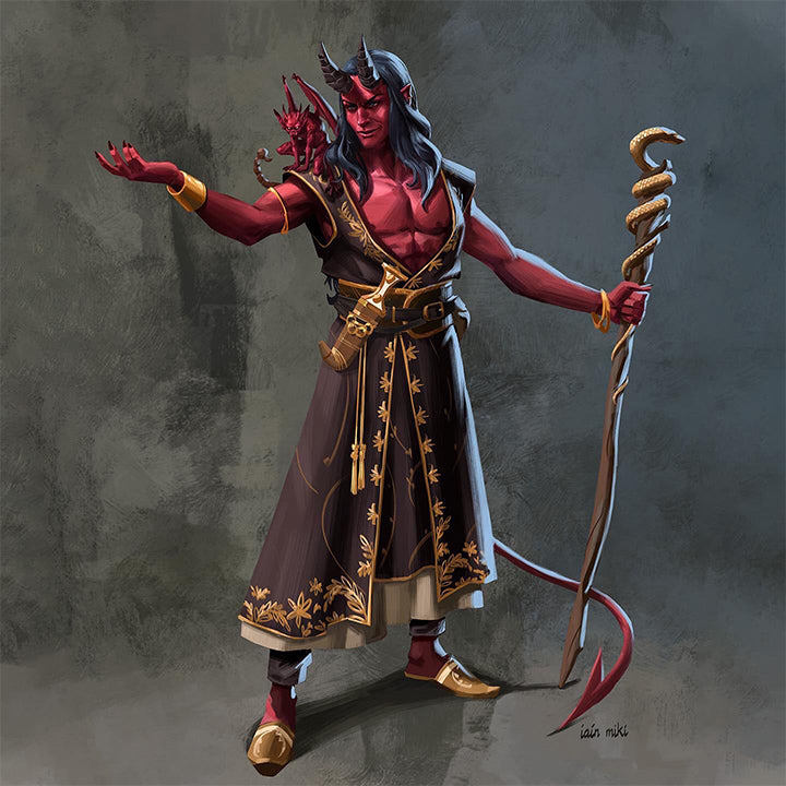 Tiefling Warlock - Foi de caractere
