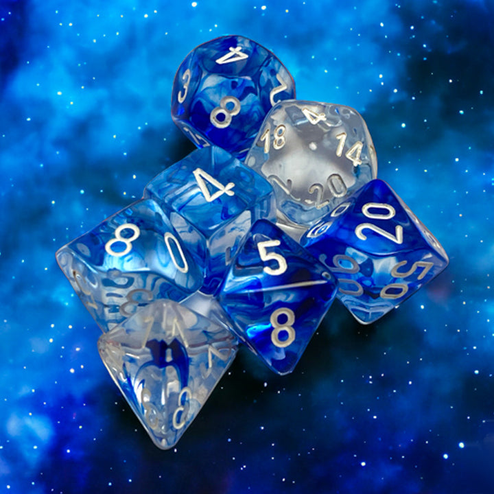 7 Zaruri Chessex, Nebula Albastru Închis/Alb