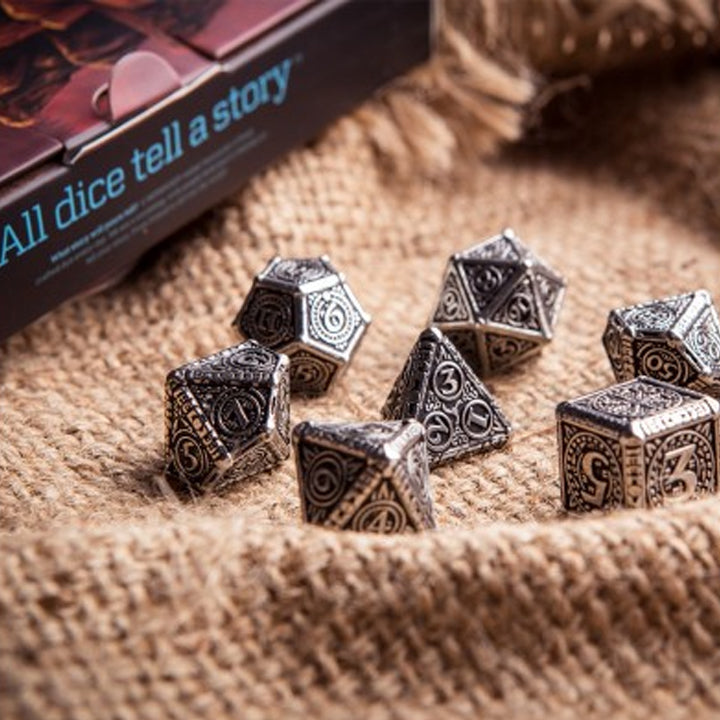 Metal Svetovid, Set de Zaruri Metalice Argintiu-Negru