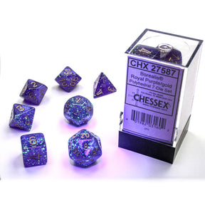 7 Zaruri Chessex, Glowing Luminary Borealis Royal Purple/Gold