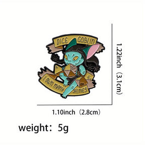 Dice Goblin, TTRPG Meme, Pin