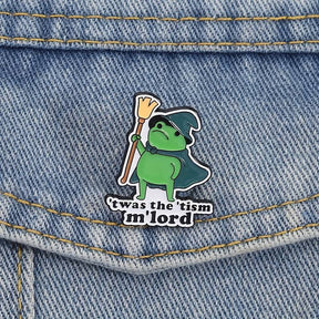 Grumpy Wizard Frog, Meme, Pin