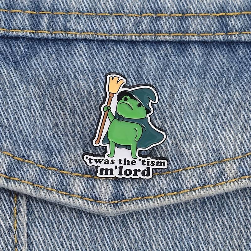 Grumpy Wizard Frog, Meme, Pin