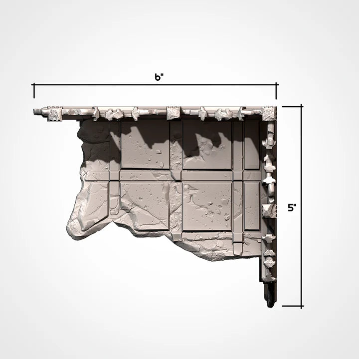 2-Story Corner, City Classic Ruins, Warhammer Terrain