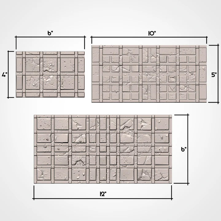 Ground Plates, City Classic Ruins, Warhammer Terrain