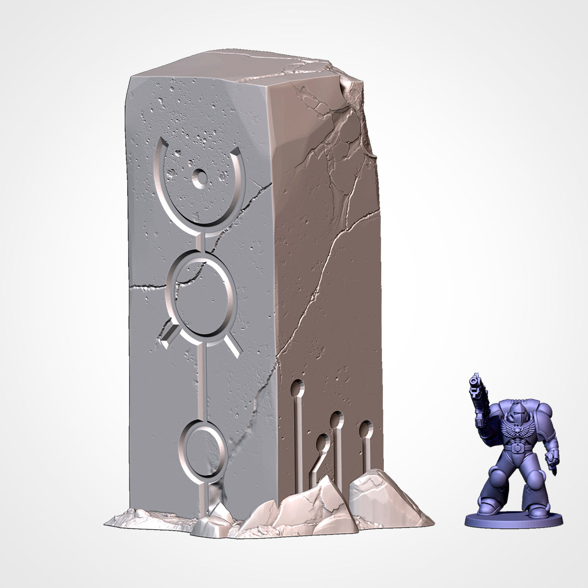Xenos Monoliths Entire Pack, Sci-Fi Terrain Bundle