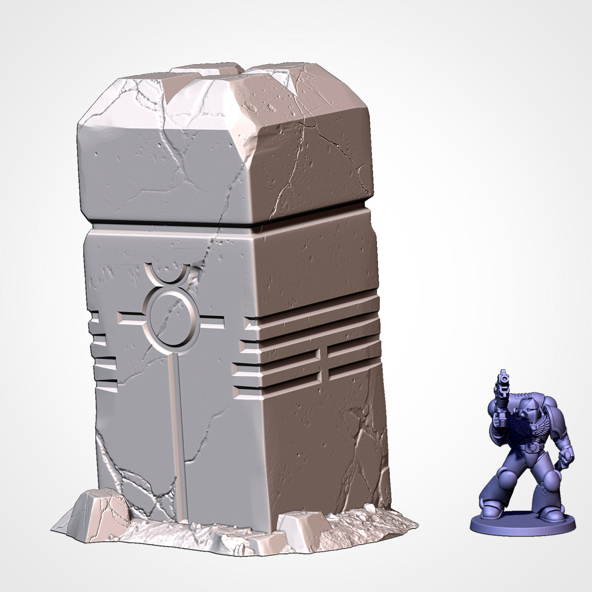 Xenos Monoliths Entire Pack, Sci-Fi Terrain Bundle