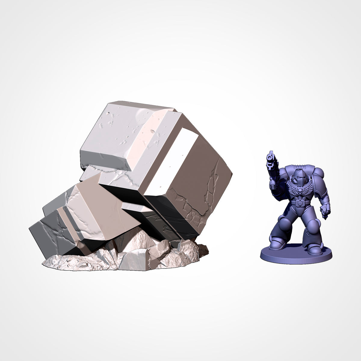 Xenos Monoliths Entire Pack, Sci-Fi Terrain Bundle