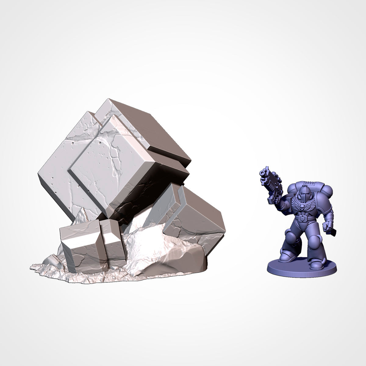 Xenos Monoliths Entire Pack, Sci-Fi Terrain Bundle