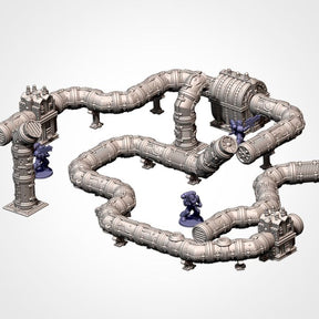 Modular Pipes Pack, Sci-Fi Terrain Bundle