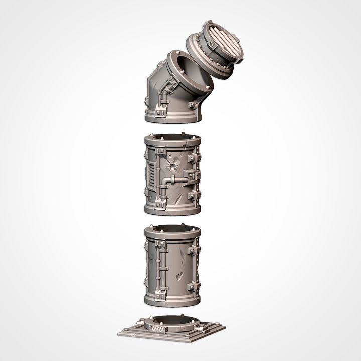 Modular Pipes Pack, Sci-Fi Terrain Bundle