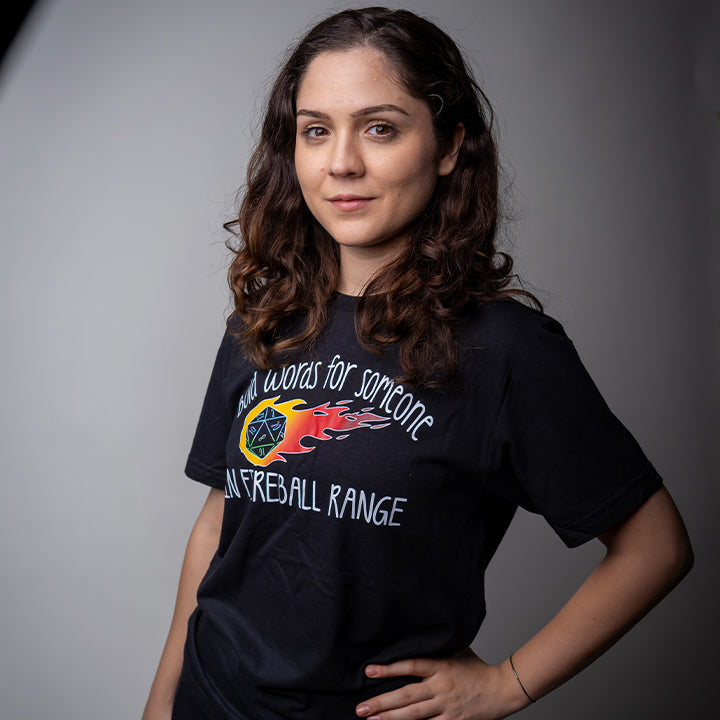 D&D T-Shirt, In Fireball Range, Light Cotton, Unisex