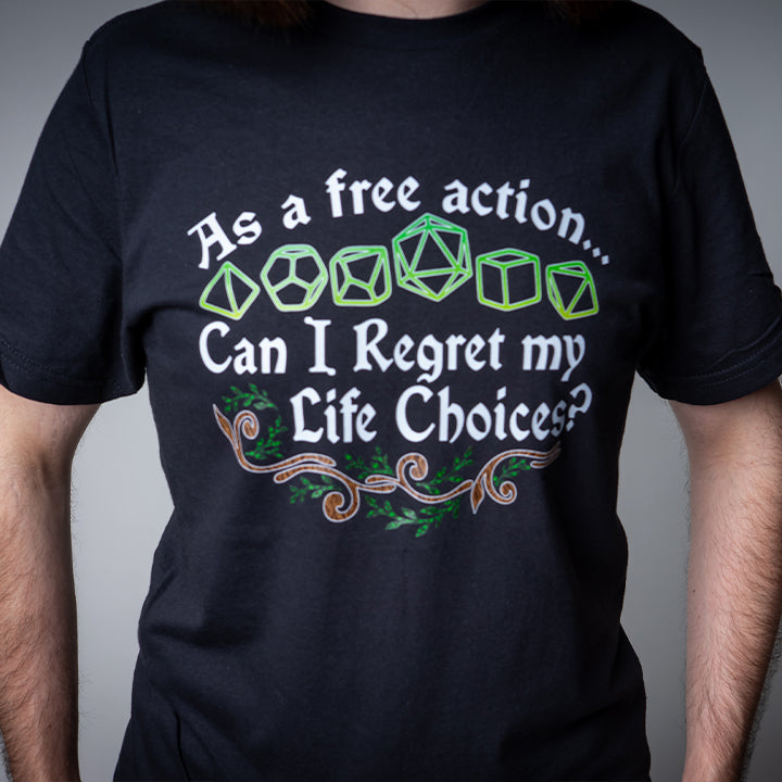 D&D T-Shirt, Bonus Action, Light Cotton, Unisex