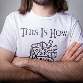 D&D T-Shirt, How I Roll, Light Cotton, Unisex