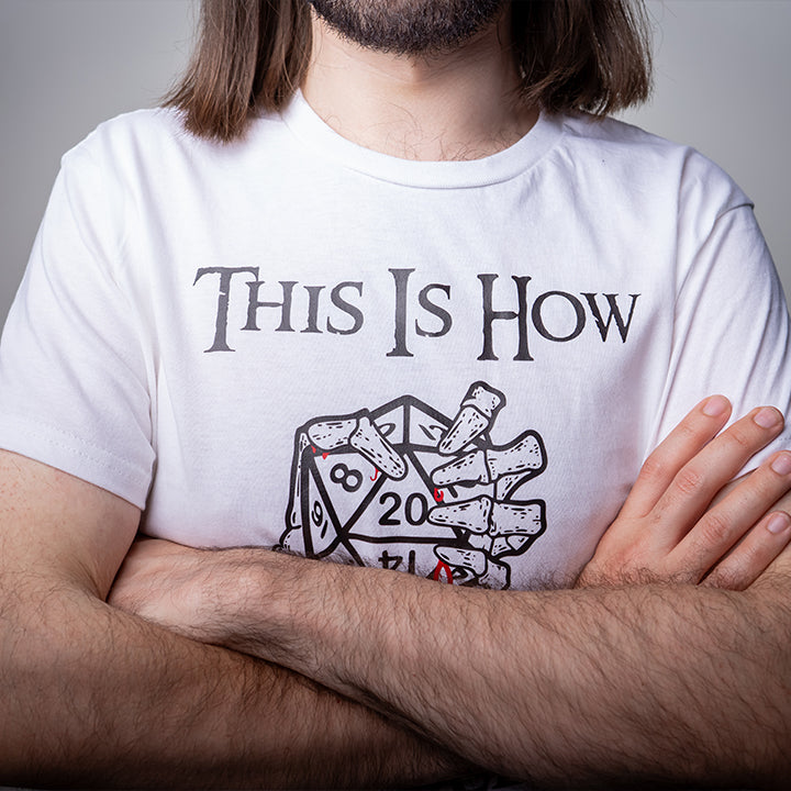 D&D T-Shirt, How I Roll, Light Cotton, Unisex