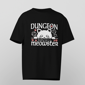 D&D T-Shirt, Dungeon Meowster, Light Cotton, Unisex