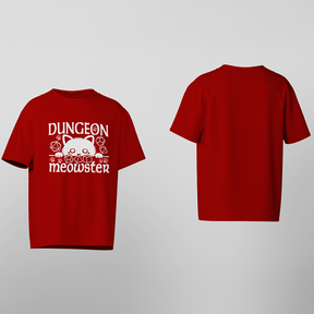 D&D T-Shirt, Dungeon Meowster, Light Cotton, Unisex