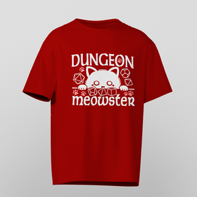 D&D T-Shirt, Dungeon Meowster, Light Cotton, Unisex