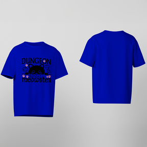 D&D T-Shirt, Dungeon Meowster, Light Cotton, Unisex