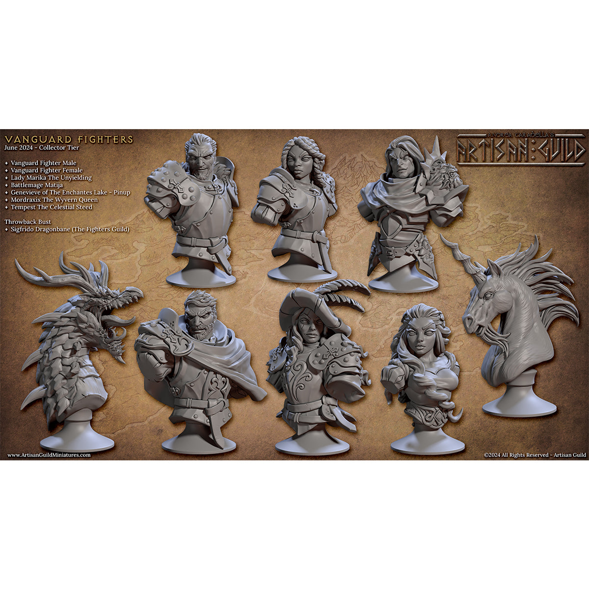 Vanguard Fighters Guild, Busts Bundle