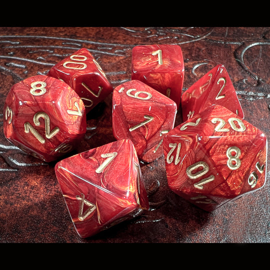 7 Zaruri Chessex, Scarab Scarlet/Aur