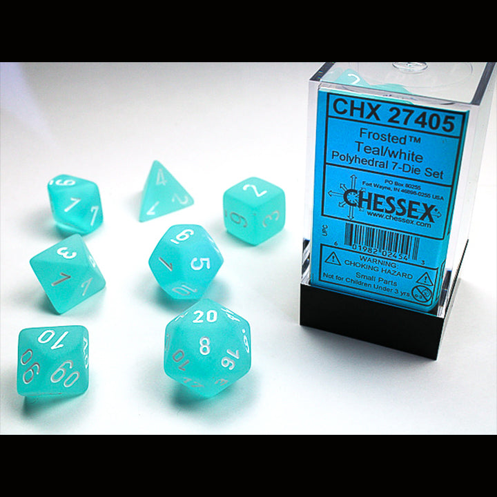 7 Zaruri Chessex, Frosted Teal/White