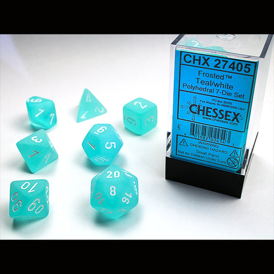 7 Zaruri Chessex,Teal Înghețat/Alb