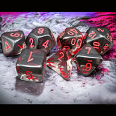 7 Zaruri Chessex, Translucent Smoke/Red