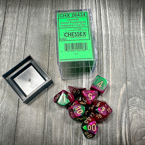 7 Zaruri Chessex ~ Gemeni Verde-Violet/Auriu
